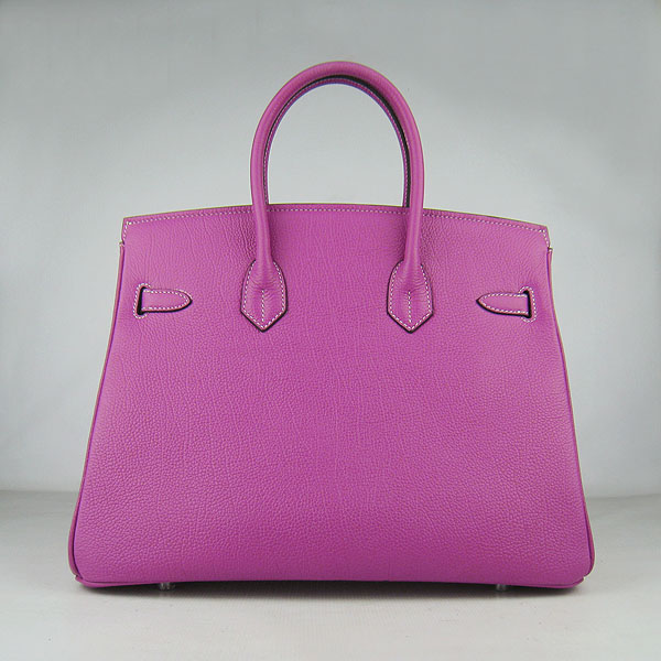 High Quality Fake Hermes Birkin 35CM Togo Leather Bag Peachblow 6089 - Click Image to Close